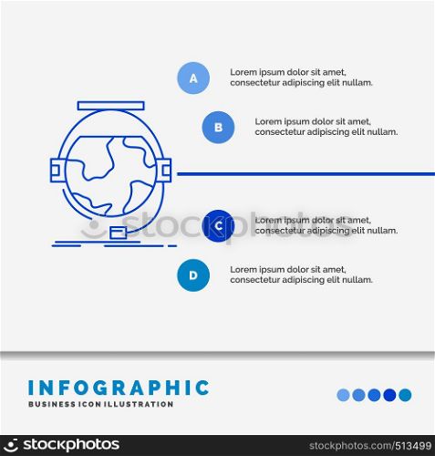 consultation, education, online, e learning, support Infographics Template for Website and Presentation. Line Blue icon infographic style vector illustration. Vector EPS10 Abstract Template background