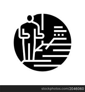 consultation of renovation service worker glyph icon vector. consultation of renovation service worker sign. isolated contour symbol black illustration. consultation of renovation service worker glyph icon vector illustration