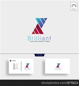 consulting, consult graphic statistic logo template with business card vector illustration. consulting, consult graphic statistic logo template vector illustration