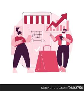 Consumer demand abstract concept vector illustration. Customer decision, buy product or service, consumer satisfaction, retail marketing, market price, consumption society abstract metaphor.. Consumer demand abstract concept vector illustration.