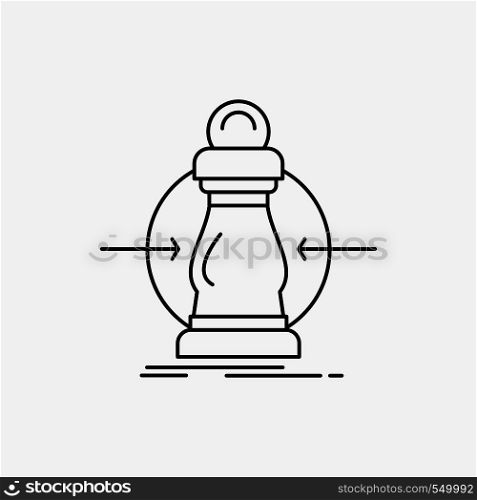 Consumption, cost, expense, lower, reduce Line Icon. Vector isolated illustration. Vector EPS10 Abstract Template background