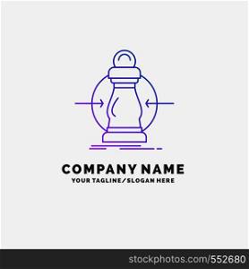 Consumption, cost, expense, lower, reduce Purple Business Logo Template. Place for Tagline. Vector EPS10 Abstract Template background