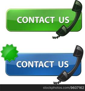 Contact us icon Royalty Free Vector Image