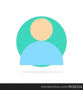 Contacts, Mane, Twitter Abstract Circle Background Flat color Icon