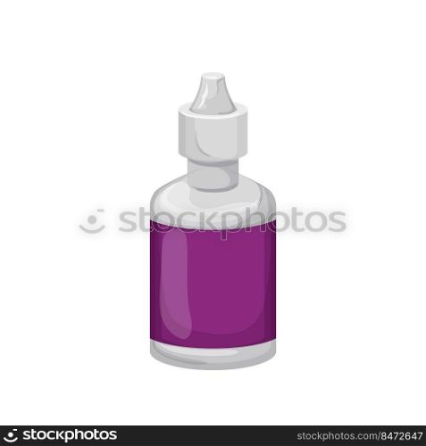 container eye drop cartoon. container eye drop sign. isolated symbol vector illustration. container eye drop cartoon vector illustration