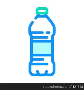 container water plastic bottle color icon vector. container water plastic bottle sign. isolated symbol illustration. container water plastic bottle color icon vector illustration