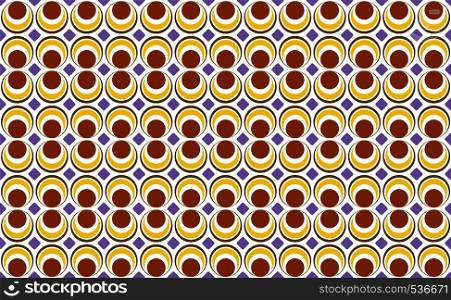 Contemporary Asian Japanese vintage retro Seamless patterns background wallpaper yelllow brown purple tone - Geometric texture illustration vector for design work