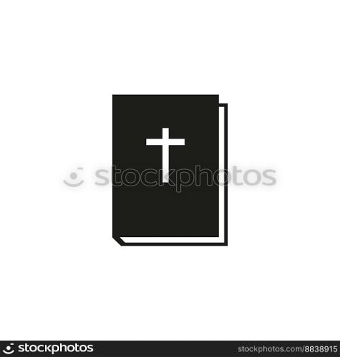 Contemporary bible icon. Cross symbol. Vector illustration. EPS 10.. Contemporary bible icon. Cross symbol. Vector illustration.