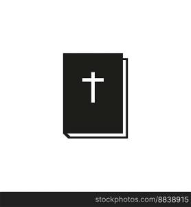 Contemporary bible icon. Cross symbol. Vector illustration. EPS 10.. Contemporary bible icon. Cross symbol. Vector illustration.