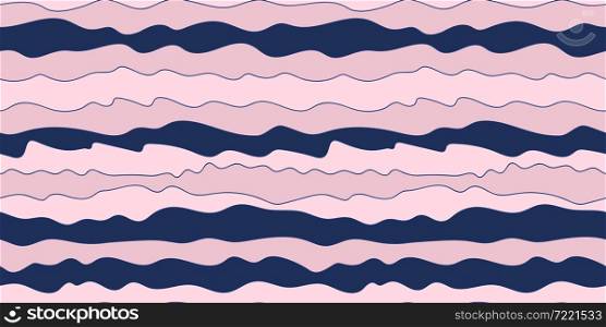 Contemporary wave creative seamless pattern. Abstract wavy line endless wallpaper. Trendy stripes background. Design for fabric , textile print, wrapping, cover. Vector illustration.. Contemporary wave creative seamless pattern. Abstract wavy line endless wallpaper.