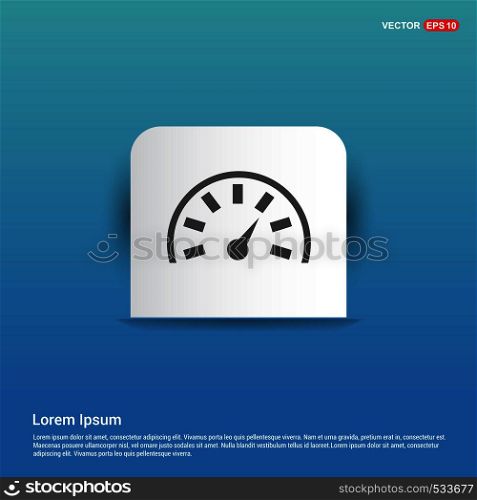 Contour medical mechanical tonometer icon - Blue Sticker button