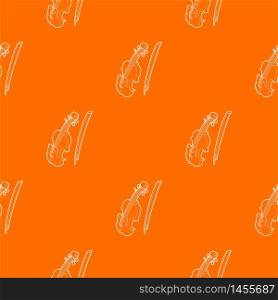 Contrabass pattern vector orange for any web design best. Contrabass pattern vector orange