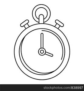 Contraceptive stopwatch icon. Outline illustration of contraceptive stopwatch vector icon for web design isolated on white background. Contraceptive stopwatch icon, outline style