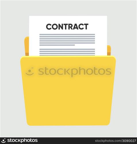 Contract conditions, research approval validation document. Contract papers. Document. Folder with stamp and text.. Contract conditions, research approval validation document. Contract papers. Document. Folder with stamp