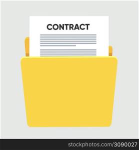 Contract conditions, research approval validation document. Contract papers. Document. Folder with stamp and text.. Contract conditions, research approval validation document. Contract papers. Document. Folder with stamp