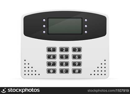 control block home security system vector illustration vector illustration isolated on white background