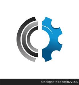 Control Gear Logo template