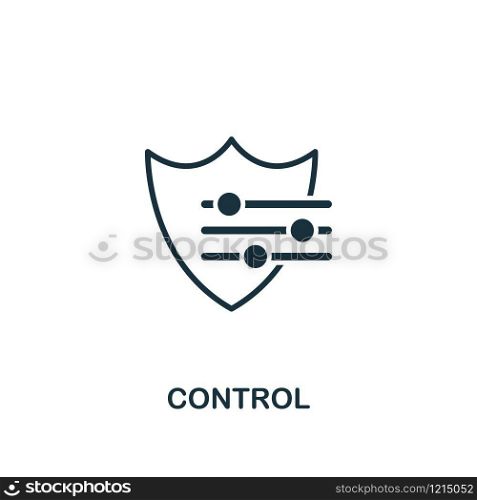 Control icon. Creative element design from risk management icons collection. Pixel perfect Control icon for web design, apps, software, print usage.. Control icon. Creative element design from risk management icons collection. Pixel perfect Control icon for web design, apps, software, print usage