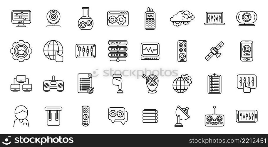 Control icon outline vector. Digital global. World center. Control icon outline vector. Digital global