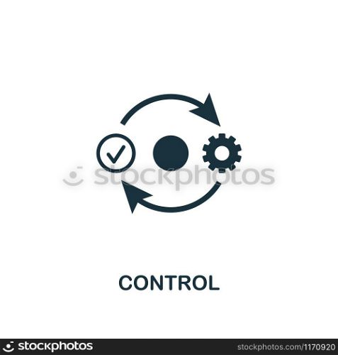 Control icon. Premium style design from business management collection. Pixel perfect control icon for web design, apps, software, printing usage.. Control icon. Premium style design from business management icon collection. Pixel perfect Control icon for web design, apps, software, print usage