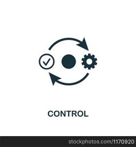 Control icon. Premium style design from business management collection. Pixel perfect control icon for web design, apps, software, printing usage.. Control icon. Premium style design from business management icon collection. Pixel perfect Control icon for web design, apps, software, print usage