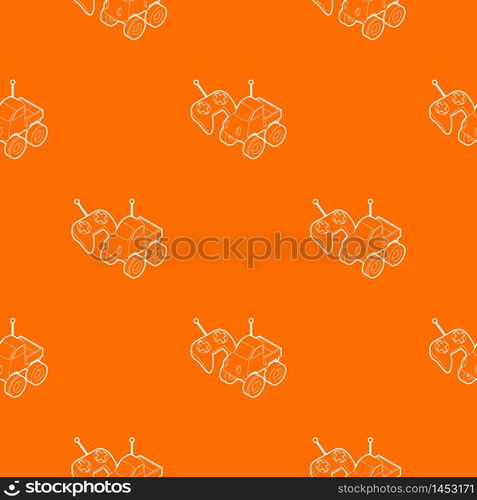 Control remote car toy. Outline illustration of control remote car toy vector pattern vector orange for any web design best. Control remote car toy, outline style