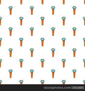 Control tower at airport pattern. Cartoon illustration of control tower at airport vector pattern for web. Control tower at airport pattern, cartoon style