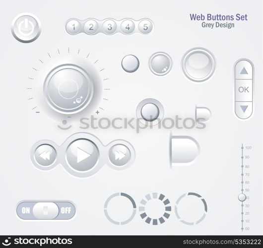 Controls Web Elements : Buttons, Switchers, Player, Audio, Video