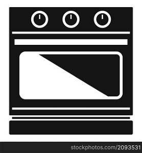 Convection stove icon simple vector. Electric oven. Kitchen convection stove. Convection stove icon simple vector. Electric oven