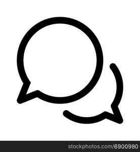 conversation bubble chat, icon on isolated background