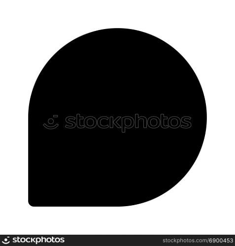 conversation bubble, icon on isolated background