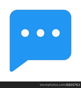 conversation chat bubble, icon on isolated background