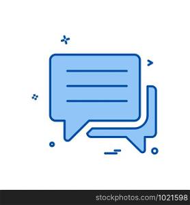 conversation chat sms icon vector design