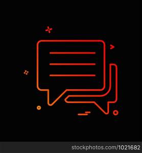 conversation chat sms icon vector design