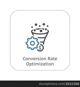 Conversion Rate Optimisation Icon. Business Concept. . Conversion Rate Optimisation Icon.