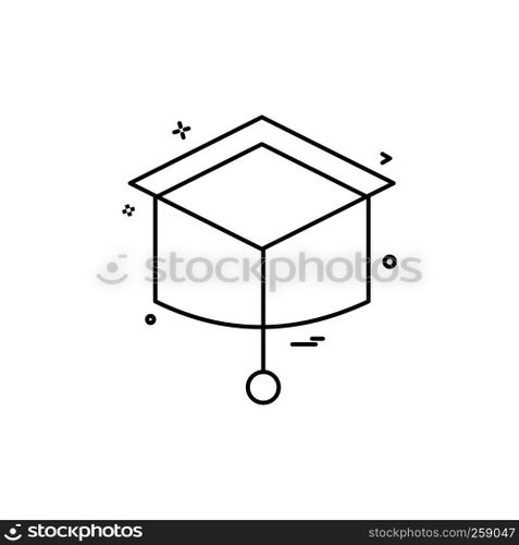 Convocation icon design vector