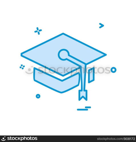 Convocation icon design vector