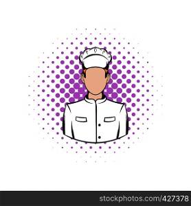 Cook comics icon on a white background. Cook comics icon
