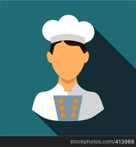 Cook icon. Flat illustration of cook vector icon for web design. Cook icon, flat style