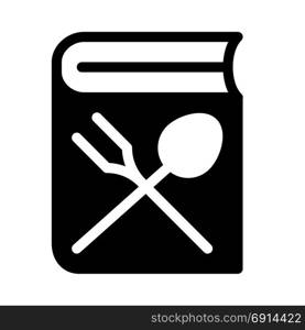 cookbook, icon on isolated background