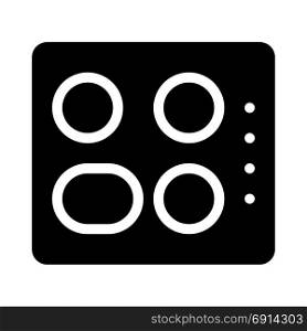 cooker, icon on isolated background