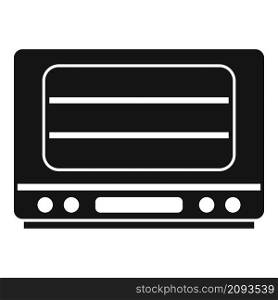Cooker oven icon simple vector. Electric convection stove. Grill oven. Cooker oven icon simple vector. Electric convection stove