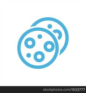 cookie icon flat vector logo design trendy illustration signage symbol graphic simple
