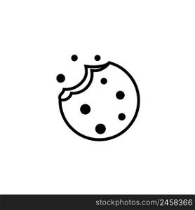 cookie icon vector design templates white on background