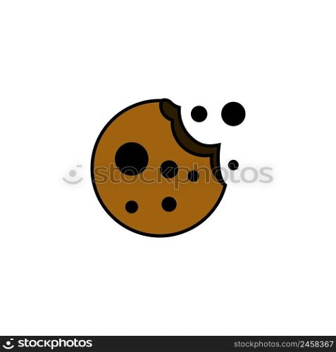 cookie icon vector design templates white on background