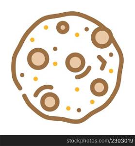 cookie pastry food color icon vector. cookie pastry food sign. isolated symbol illustration. cookie pastry food color icon vector illustration