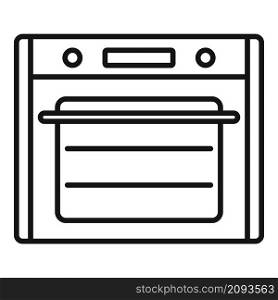 Cooking convection oven icon outline vector. Gas kitchen stove. Cooker oven. Cooking convection oven icon outline vector. Gas kitchen stove