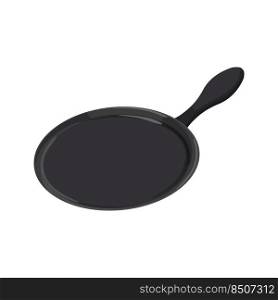cooking frying pan kitchen cartoon. cooking frying pan kitchen sign. isolated symbol vector illustration. cooking frying pan kitchen cartoon vector illustration