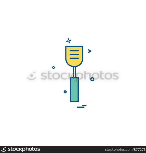 Cooking spoon icon design vector