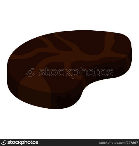 Cooking steak icon. Flat illustration of cooking steak vector icon for web. Cooking steak icon, flat style